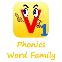 Our new updated iPad app “Phonics Word Family” is out today